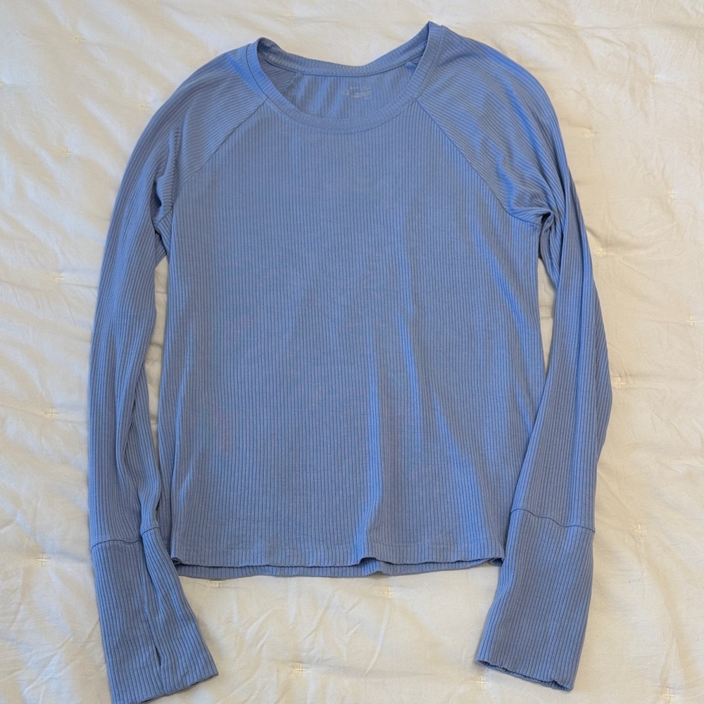 Offers considered aerie offline Long Sleeve Ribbed Top